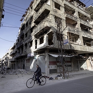 Zerstörte Städte in Syrien